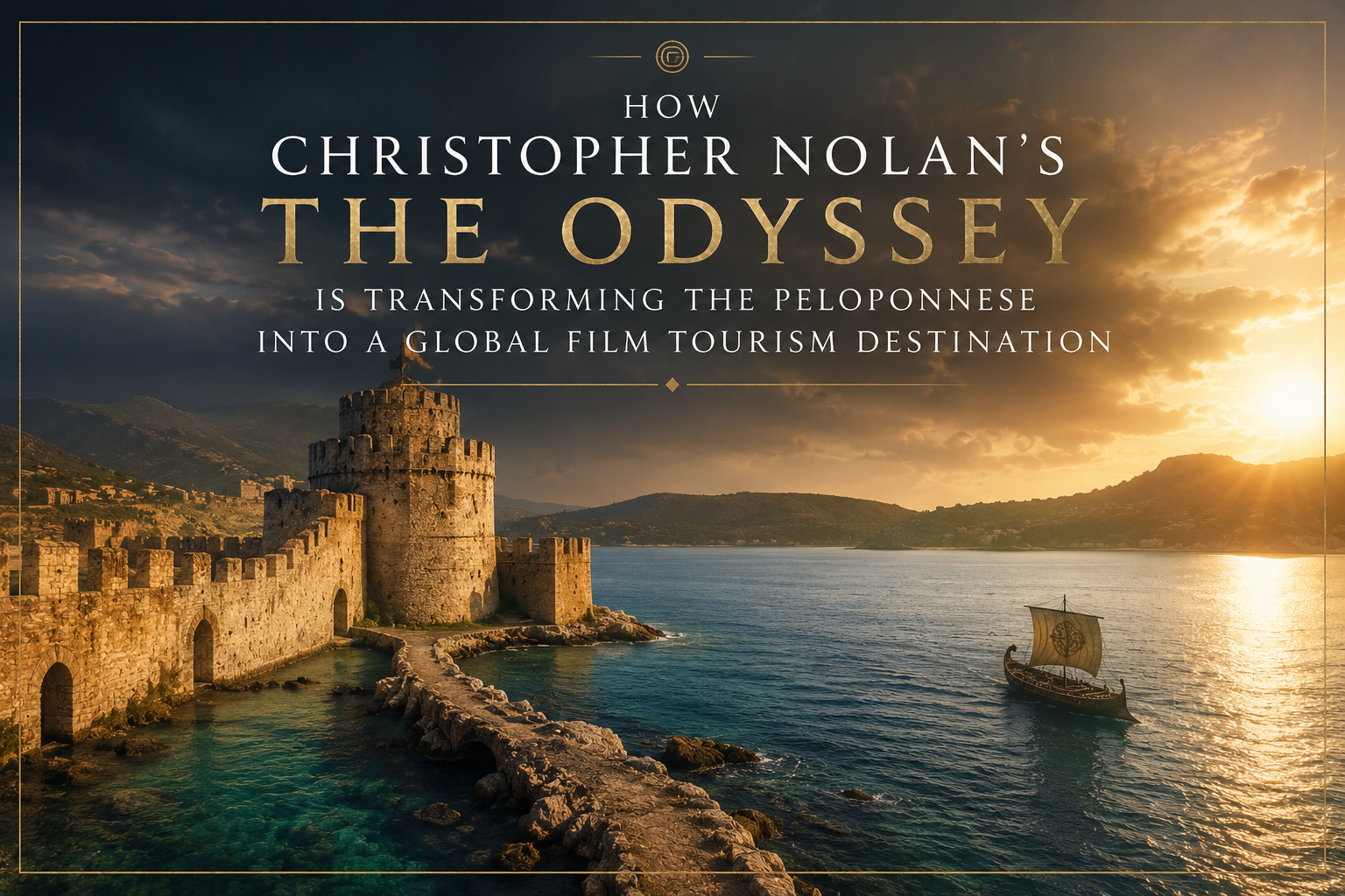 Christopher Nolan The Odyssey filming locations Peloponnese